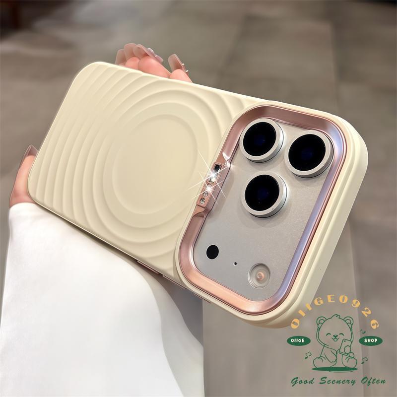 【 Ốp lưng iPhone17 】 túi khí gợn nước dạng lỏng cảm giác da từ tính Vỏ điện thoại iphone17 Pro Max 16 15 14 13 cho vỏ iPhone Vỏ mềm silicon TPU chống sốc