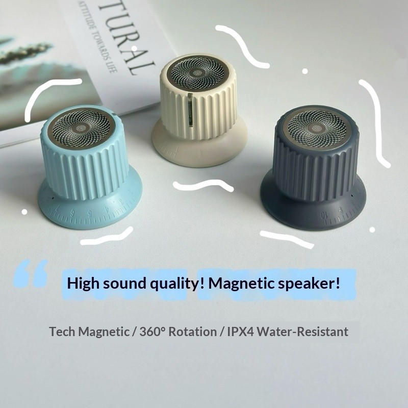 QMP Phòng Tắm Ô Tô Loa Bluetooth Chống Nước Mini Loa Nhỏ Dễ Thương Từ Di Động Không Dây Kết Nối Điện Thoại Di Động