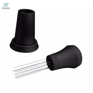 Nhà phân phối cà phê bằng thép không gỉ Espresso Tamper với công cụ kim cà phê đế cho nhà hàng cà phê