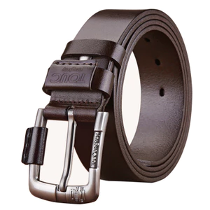 Dây lưng nam 20516 / Da bò thật lớp đầu dày / Dây lưng da thật / Rộng 3.7cm / Phong cách thường ngày dễ phối / Dây lưng nam thời trang