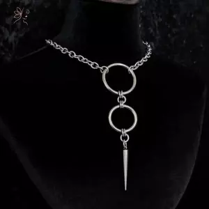 HNKMP Gothic Crow Skull Nelace Dành Cho Nữ Thời Trang Dơi Phụ Kiện Punk Trang Sức Vintage Trái Tim Charm Choker.