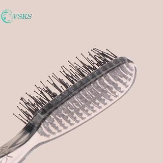 Chenlongshang Bàn Chải Tóc Da Đầu Massage Lược Volumizing Tạo Kiểu Tóc Fine Răng Detangling Dụng Cụ Cho Tóc Dài Ướt Khô Nữ Quà Tặng EN