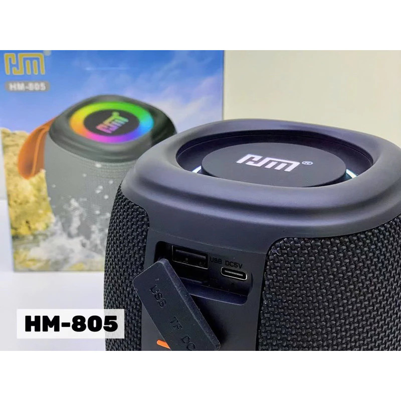 𝐓𝐞𝐜𝐡 𝐒𝐭𝐨𝐫𝐞 Loa Bluetooth Mini HM-831 Không Dây Xách Tay Siêu Bass Đèn LED Chống Nước