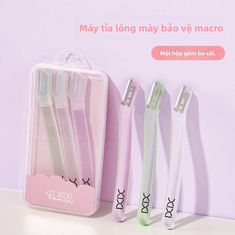 XIXI GJ128 Dao Cạo Lông Mày Mini, Lưỡi Thép Không Gỉ, An Toàn, Dễ Dùng Cho Người Mới