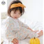 Bộ áo liền quần mỏng Cotton nguyên chất mùa hè sơ sinh / Bộ đồ ngủ dài tay loại A cho bé gái / Bộ đồ phong cách công chúa thoáng khí thoải mái