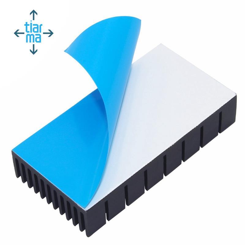 Tản nhiệt nhôm cho linh kiện điện tử RAM, chip, SSD, LED 70x22x10mm kèm băng dẫn nhiệt