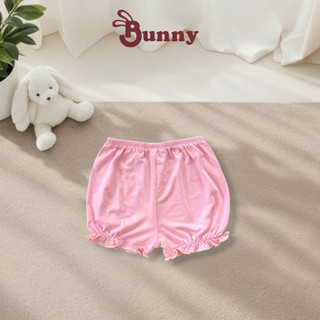Set 3 quần nhún bèo bé gái chất thun Modal mềm mịn mát cho bé 3-15Kg Bubbybaby-GV