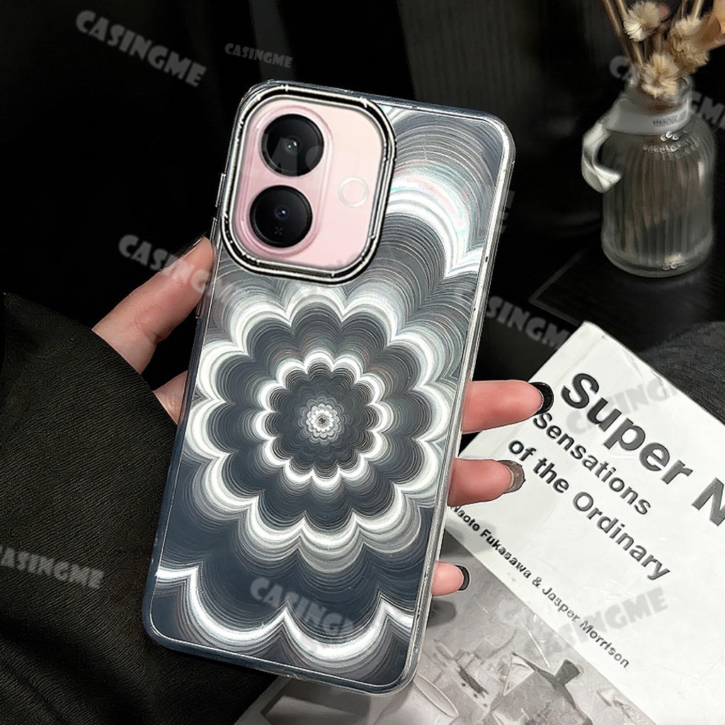 Vivo V60 Lite 5G Mạ Sang Trọng Da Hoa Mờ Vỏ Hoa Nhiều Màu Sắc Ốp Lưng Cho Vivo V60 Lite V70 V50 V60Lite VivoV60Lite Pro 4G 5G Vỏ Điện Thoại Bảo Vệ Chống Sốc