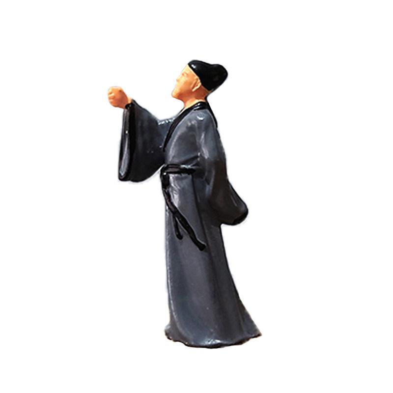 Khuyến mãi toàn bộ cửa hàng Lý Bài mời Mingyue Bánh mì nướng mời Mingyue Phong cách Trung Quốc Nhân vật cổ xưa mini Mô hình nhân vật phản diện Micro Phong cảnh núi Nước Rockery Trang trí Đồ trang trí Lý Bai nâng ly để mời Mingyue Lưu trữ hình cổ mini Chất