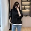 Áo khoác chống nắng màu hồng dành cho nữ, kèm mũ trùm đầu thời trang