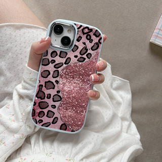 Mẫu da báo, áp dụng cho iPhone 17, 16, 15, 14, 13, 12, 11 Pro Max XXS XR chống rơi vỏ điện thoại