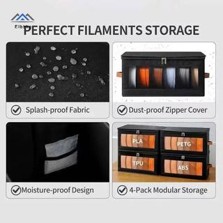Hộp lưu trữ tiêu hao ELBBKG - Hộp lưu trữ tiêu hao máy in 3D, Thích hợp để lưu trữ phụ kiện in 3D tại nhà, văn phòng hoặc xưởng mới