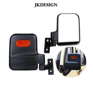 JKDESIGN 2 chiếc Gương chiếu hậu ba bánh, Trái & Phải 360° Gương ba bánh điện xoay, Gương chiếu hậu điều chỉnh độ phân giải cao đa năng