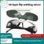 PUSKY Gas Argon Arc Hàn Kính Bảo Vệ Năng Lượng Mặt Trời Chống chói Đánh Bóng An Toàn Làm Việc Mắt Bảo Vệ Thiết Bị Thợ Hàn Kính VN