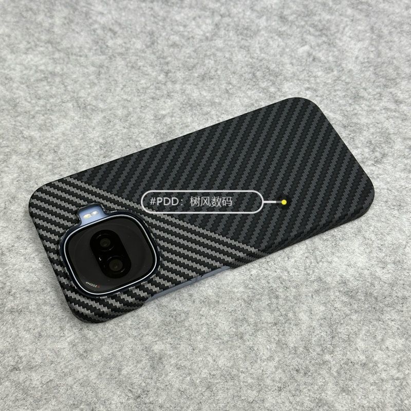 Ốp Điện Thoại Cho IQOO z9 Z11 Z10 / Turbo Frosted Carbon Kết Cấu Vỏ Cứng