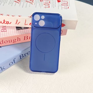 Cửa sổ xem lớn hình tròn siêu mỏng ngay lập tức biến 17 vỏ điện thoại màu xanh sông băng phù hợp cho iPhone 11 12 13 14 15 16 17 Pro Max Vỏ mềm TPU chống rơi