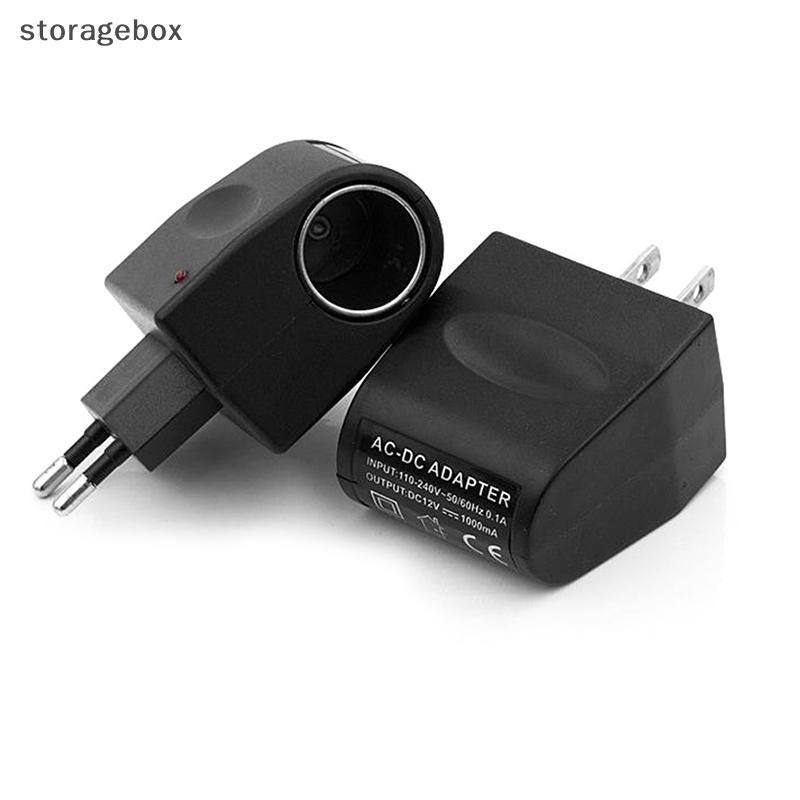 [Hộp lưu trữ] Phích cắm chuyển đổi đa năng 220V AC sang 12V DC Bộ chuyển đổi nguồn ô tô Soet Bộ chuyển đổi đẹp
