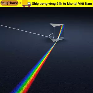 SNUGHOUSE Lăng Kính Quang Học Vật Lý Đồ Chơi Khoa Học Cầu Vồng Đạo Cụ Ảnh Quang Kính Lăng Kính