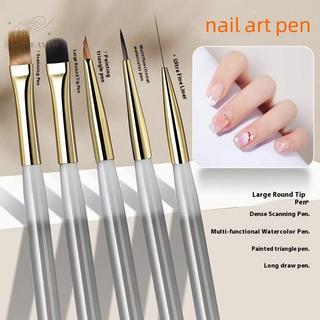 [hatheaven] Bàn chải móng tay nghệ thuật 1/5/6 chiếc vẽ tranh, vẽ acrylic, thiết kế DIY, dụng cụ làm móng đẹp