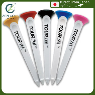 TOUR TEE LARGE WHITE SPINE Golf Tees, Set of 5