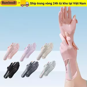 Găng tay chống nắng BAMBOOB - Mỏng nhẹ, vừa vặn cho việc lái xe đạp và chạy bộ