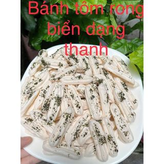 Bánh ăn dặm tôm rong biển hữu cơ tách muối ( cho bé từ 7-8m) hộp 300ml ( không phải 300gr vì bánh nhẹ xốp)