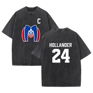Áo Thun Nam Nữ Heated Rivalry Shane Hollander 24 Montreal Metros - Giặt Được, Tay Ngắn, Quá Khổ
