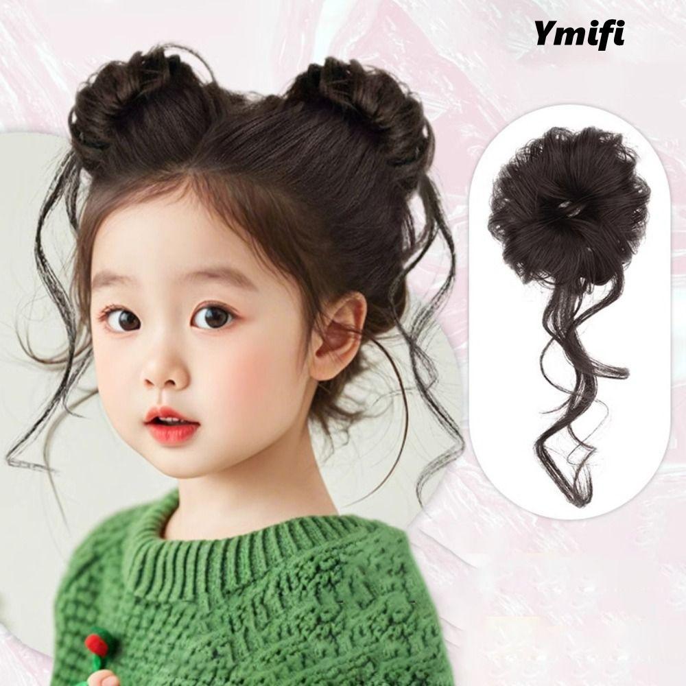 Mũ nón cho bé YMIFI Tóc Giả, Vòng Tóc Bud Hoa Chống Trơn Trượt Tóc Giả Cho Bé, Quà Tặng Dễ Thương Bé Gái Tóc Giả Sinh Nhật Đầu Tiên Cho Bé