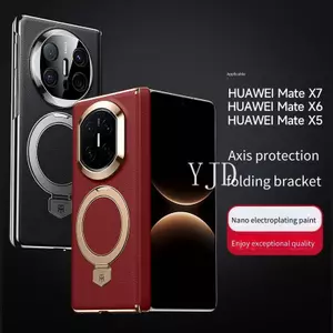Ốp Lưng Cho Huawei Mate X7 X6 X5 X3 Mẫu Mới Gấp Da Giá Đỡ Chống Rơi Vỏ Điện Thoại