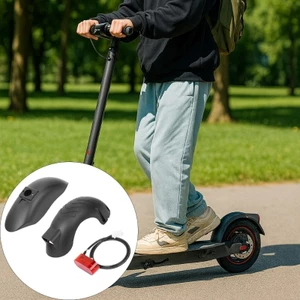 Yoo Mở Rộng Bảo Vệ Bùn Xe Điện Phía Trước Phía Sau Chắn Bùn Có Đuôi Đèn Chống Nước Xe Tay Ga Lốp Bánh Xe Chắn Bùn
