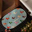 Thảm Lanh Lau Chân Màu Đỏ May Mắn Hình Ngựa - Thảm Nhà Tắm Chống Trượt Thấm Hút Tốt Decor Bồn Rửa Mặt Đón Tài Lộc