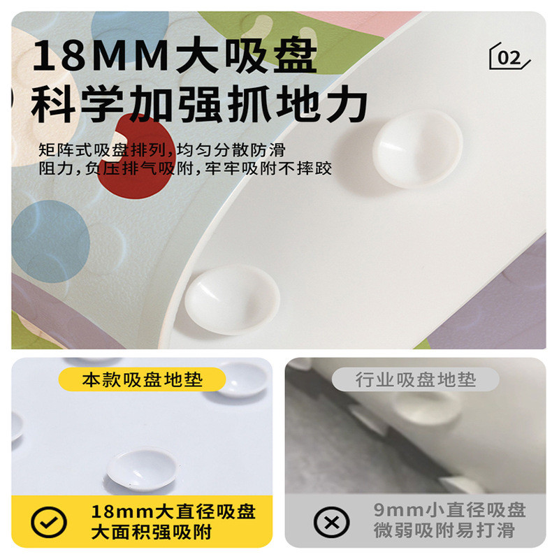 [Hít Cực Chặt] Thảm Chống Trượt Nhà Tắm PVC Cao Cấp - Thảm Lót Sàn Phòng Tắm Họa Tiết Hoạt Hình Chống Té Ngã Nhanh Khô Không Mùi An Toàn Cho Bé