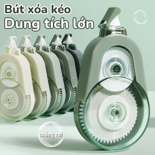 Bút xoá kéo pastel trẻ trung cho học sinh, cuộn xoá 100m dài lâu, dùng học tập hằng ngày