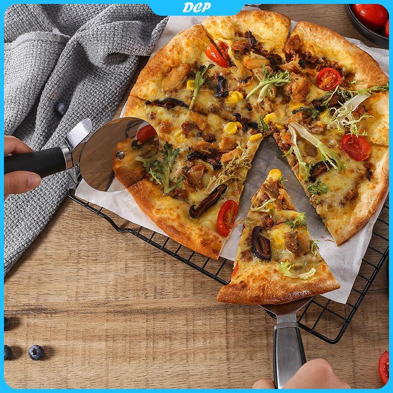 [DCP] Bánh xe cắt bánh pizza inox, dễ lau chùi và cắt cho vỏ bánh, bánh nướng [VN]