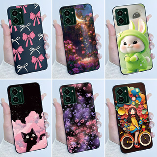 Ốp Lưng TPU Mềm Cho Nokia HMD Pulse Pro Pulse + Plus Sang Trọng Thỏ Tình Yêu Dễ Thương Ngộ nghĩnh Màu Đen Silicon Bảo Vệ Mặt Sau Vỏ Điện Thoại
