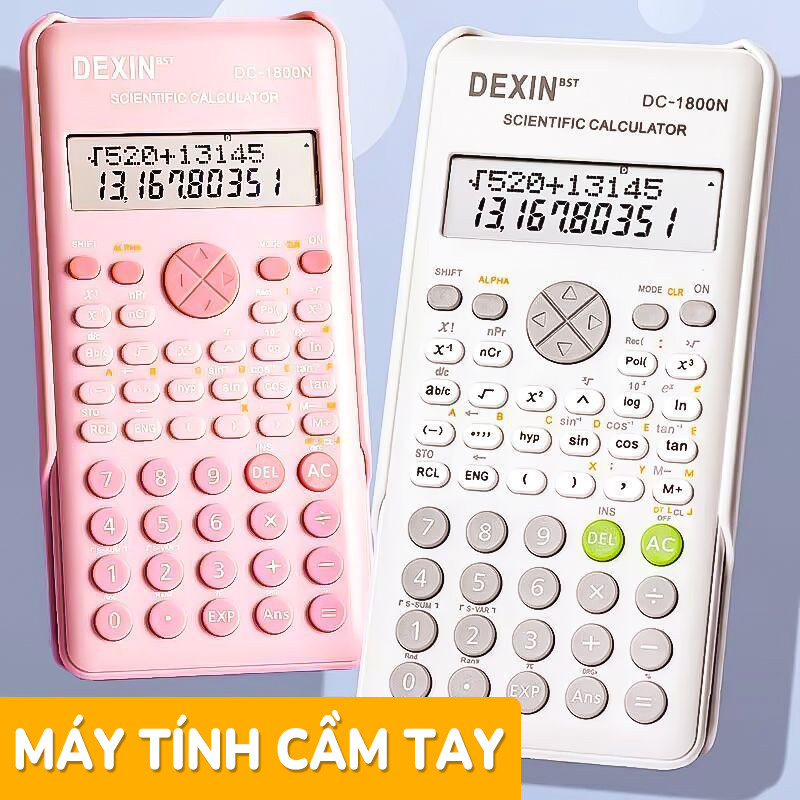 Máy tính khoa học đa năng 240 chức năng, văn phòng phẩm màu pastel dễ thương, phù hợp cho học sinh cấp 2 và cấp 3