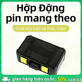 Hộp bảo vệ pin và thẻ nhớ di động, Hộp Đựng (Bảo Vệ), Thẻ Nhớ, Chống Va Đập, SD/TF/CF/XQD