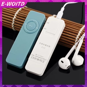 E-WOITD Plug-In Card Mp3 Player có tai nghe Lecteur Music Hi-Fi Chạy thể thao Âm thanh di động Phương tiện truyền thông Phụ kiện học sinh HNVN