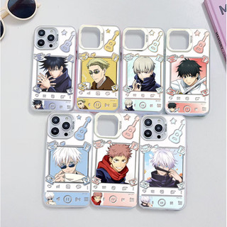 Ốp Điện Thoại Cho iPhone 17 Air 17 Pro Max X XS XR 6 7 8 Plus Vỏ Matte Anime Jujutsu Kaisen Hard Laser IMD