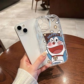Ốp điện thoại Sóng Doremon Dễ Thương Màu Hồng Đáng Yêu Cho infinix Hot 50i 60i Hot 60 50 Pro + Smart 8 9 Smart 10 Vỏ Sóng 3D Vỏ Mềm