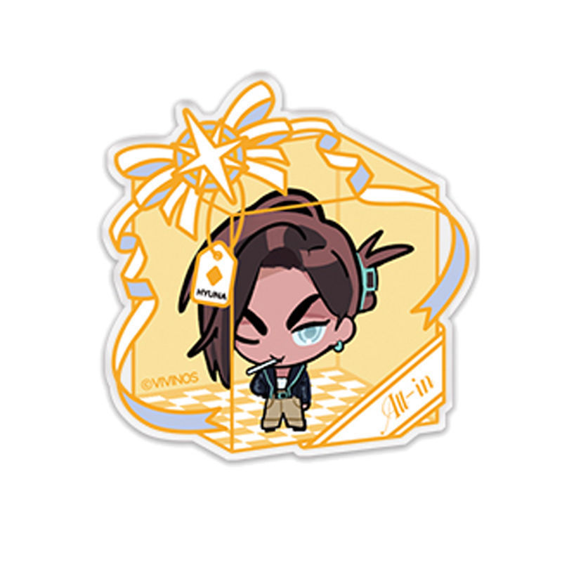 Alien Stage Gift Box Series Anime Keychain Women Ivan Till Acrylic Key Chain Man Sua Mi