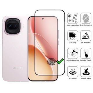 Bảo vệ màn hình kính cường lực 2 trong 1 iQOO Z11 Turbo cho Vivo iQOO Z10 Turbo + Pro Plus 5G Phim bảo vệ kính chống va đập & Phim ống kính máy ảnh