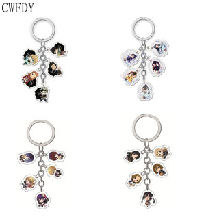 Anime NANA Osaki Keychain K-ON! Arcylic Key Chain Bag Accessories 5 in 1 Pendant Jewelry Decoration for Women Men Birt