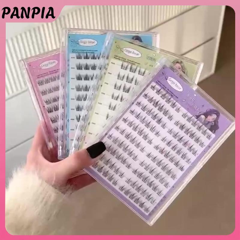 PNPIA-Gege Bear -Gloe Lông mi giả - Ứng dụng 3 bước dễ dàng, vẻ ngoài tự nhiên, hoàn hảo cho người mới bắt đầu với ống hút hướng dương