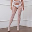 KIKIN Nữ Sheer Fishnet Đùi Vớ Quần Suspender Quần Garter Thắt Lưng Quần