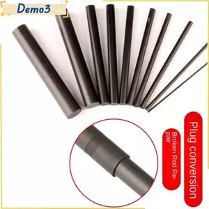 Ống Kết Nối Carbon Cần Câu 1.0-3.5mm - Thanh Carbon Chắc Chắn Sửa Chữa Khớp Nối Bị Hỏng Cho Cần Câu Đường Bộ