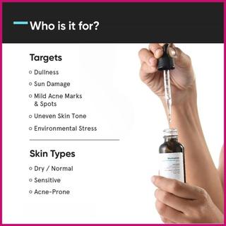 Dung dịch dưỡng ẩm mặt 30ml Làm sáng da dưỡng ẩm Làm săn chắc da mặt dành cho chuyến đi công tác tại nhà wsdvn