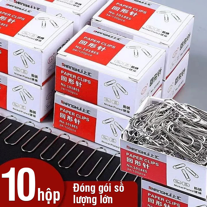 Ghim kẹp giấy với vòng kim loại linh hoạt, nhiều kích cỡ set - Dụng cụ kẹp tài liệu A4 siêu xinh, giữ giấy tờ ngăn nắp