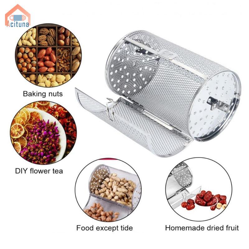 Acutuna Bền Rotisserie Nướng Nướng Trống Lò Nướng Giỏ Lò Nướng Nướng Xoay