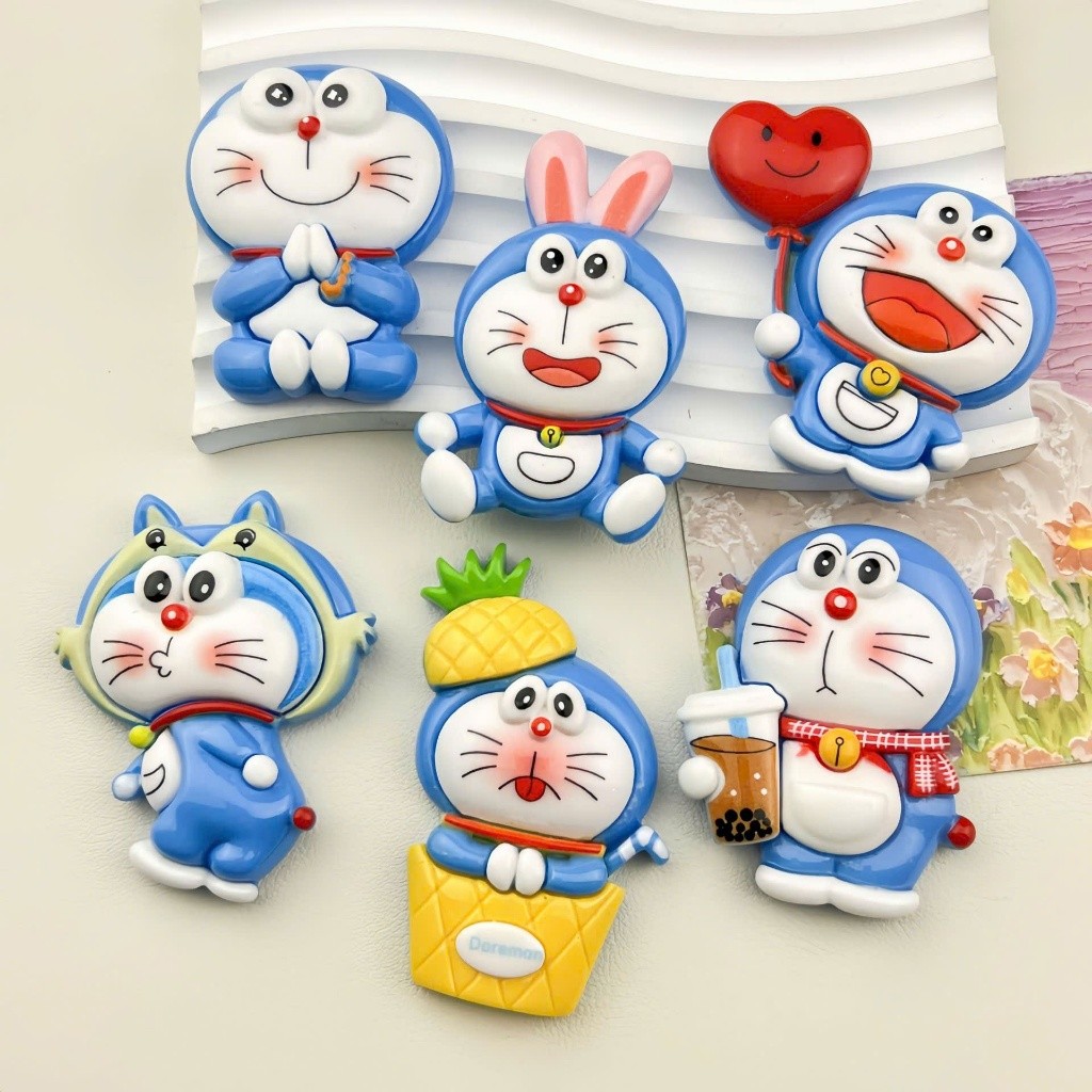 Set 12 Sticker/ Charm gắn dép Doraemon siêu đáng yêu ngộ nghĩnh